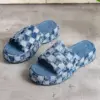 Raw Hem Plaid Platform Sandals – Bild 4